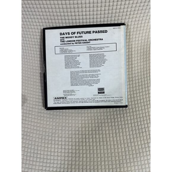 Moody Blues - Days Of Future Passed DERAM X 77012 Stereo Reel - 3.75 IPS - Picture 3 of 3